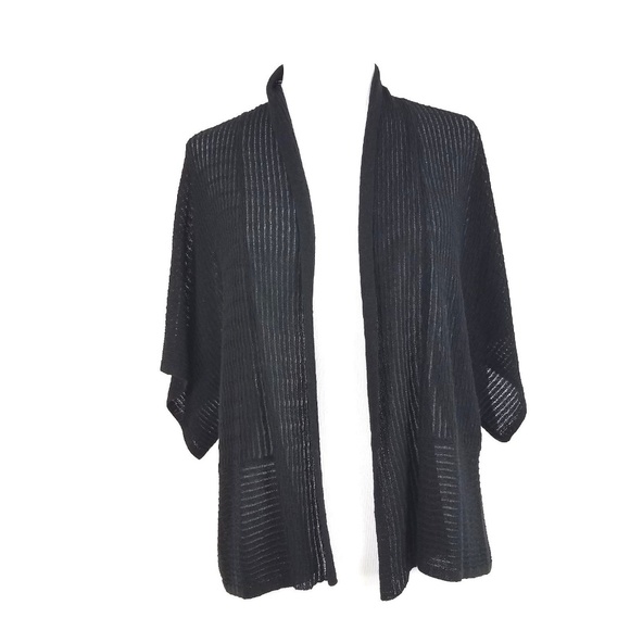 Eileen Fisher Sweaters - EILEEN FISHER Knit Open Front Cardigan Top XL